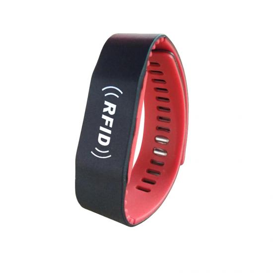 Adjustable RFID EM4200 Silicone RFID Wristband