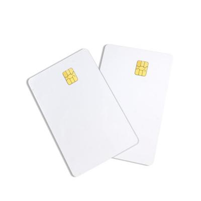 Blank White Inkjet Printable Plastic Sle4442 Contact IC Card